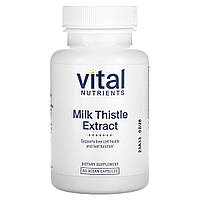 Vital Nutrients, екстракт розторопші, 60 веганських капсул