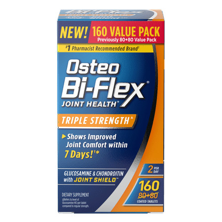 Вітаміни для кісток і суглобів глюкозамін хондроїтин Osteo Bi-Flex (Joint Health Triple Strength) 160 таблеток
