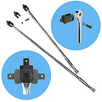 Набір воротків шарнірних 600 мм + 750 мм + ремкомплект ZBTools (ZBSK8025-3)