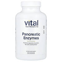 Vital Nutrients, ферменти підшлункової залози, 180 капсул