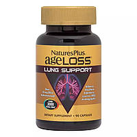 Комплекс для підтримки легень Natures Plus (AgeLoss Lung Support) 90 капсул