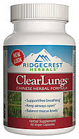 Комплекс для підтримки легких RidgeCrest Herbals (Clear Lungs) 60 капсул