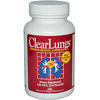 Комплекс для підтримки легень, Clear Lungs, RidgeCrest Herbals, 120 гелевих капсул