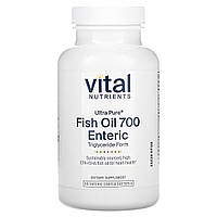 Vital Nutrients, Ultra Pure, риб’ячий жир 700, кишковорозчинна, 90 капсул, вкритих кишковорозчинною оболонкою