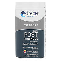 Trace Minerals ®, TM Sport, очищення після тренування, полуничний лимонад, 460 г (1,01 фунта)