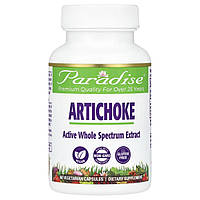 Артишок, Artichoke, Paradise Herbs, 60 вегетаріанських капсул