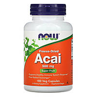 Асаї Now Foods (Acai) 500 мг 100 рослинних капсул