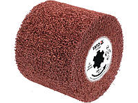 Щітка-вал до шліфувально-брашувальної машинки YATO фіброва по металу, Ø= 120/19 мм, шир.- 100мм [20]