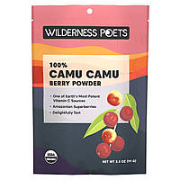 Живі сирі продукти, Living Raw Foods, порошок ягоди Камю-Камю, Wilderness Poets, 99 г