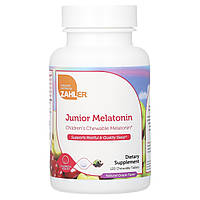 Zahler, Junior Melatonin, натуральний виноград, 120 жувальних таблеток