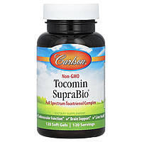 Комплекс токотрієнолів Carlson Labs (Tocomin SupraBio) 120 гелевих капсул