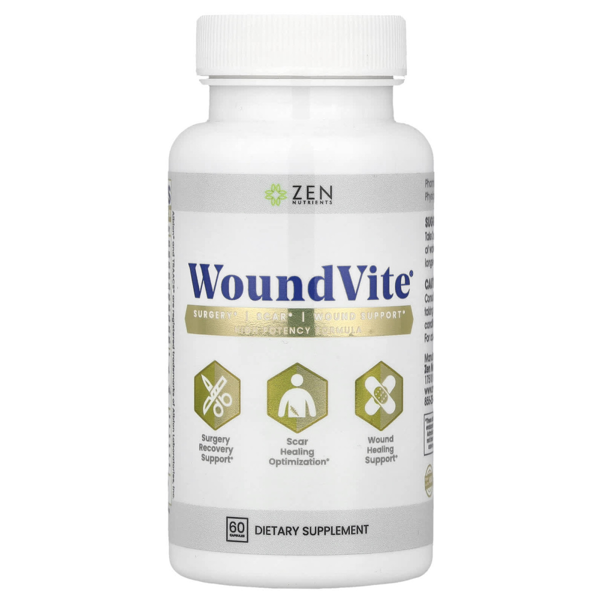 Zen Nutrients, WoundVite®, 60 капсул