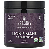 Tribe Organics, гриб гребінчастий, 120 капсул