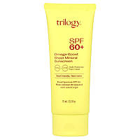 Trilogy, Omega-Boost, прозорий сонцезахисний крем із мінералами, SPF 60+, 75 мл (2,5 рідк. унції)