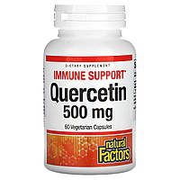 Кверцетин, Quercetin, Natural Factors, 500 мг, 60 вегетаріанських капсул