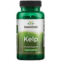 Джерело йоду, Kelp Iodine Source, Swanson, 225 мкг 250 таблеток