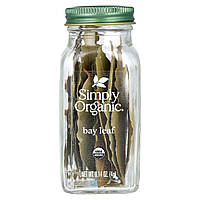 Лавровий лист, Simply Organic, 014 унції (4 г)