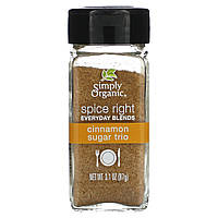Кориця з цукром Simply Organic (Cinnamon) 87 г