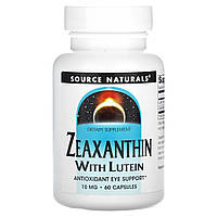 Зеаксантин з лютеїном Source Naturals (Zeaxanthin with Lutein) 60 капсул