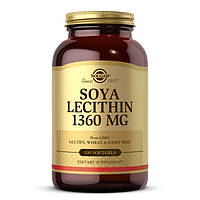 Лецитин невибілений Solgar (Lecithin) 1360 мг 100 капсул