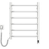 Рушникосушарка електрична 480х600 NAVIN Блюз Sensor з таймером ліва, біла, гарантія, фото 2