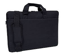 Сумка для ноутбука 15.6 дюймів Tyruns B-216 чорна, ремінь через плече в комплекті