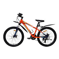 Підлітковий велосипед SPARK TRACKER JUNIOR 197974 (колеса - 24", алюмінієва рама - 13") помаранчевий