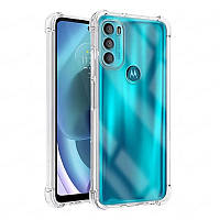 Чохол Fiji Proof для Motorola Moto G60 бампер з посиленими бортами Transparent