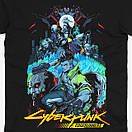 Футболка чорна Morze Cyberpunk 2077, фото 3