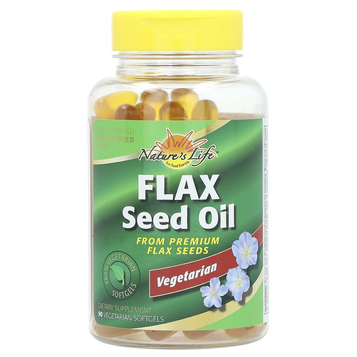 Лляна олія Health From The Sun (Flax Seed Oil) 90 капсул
