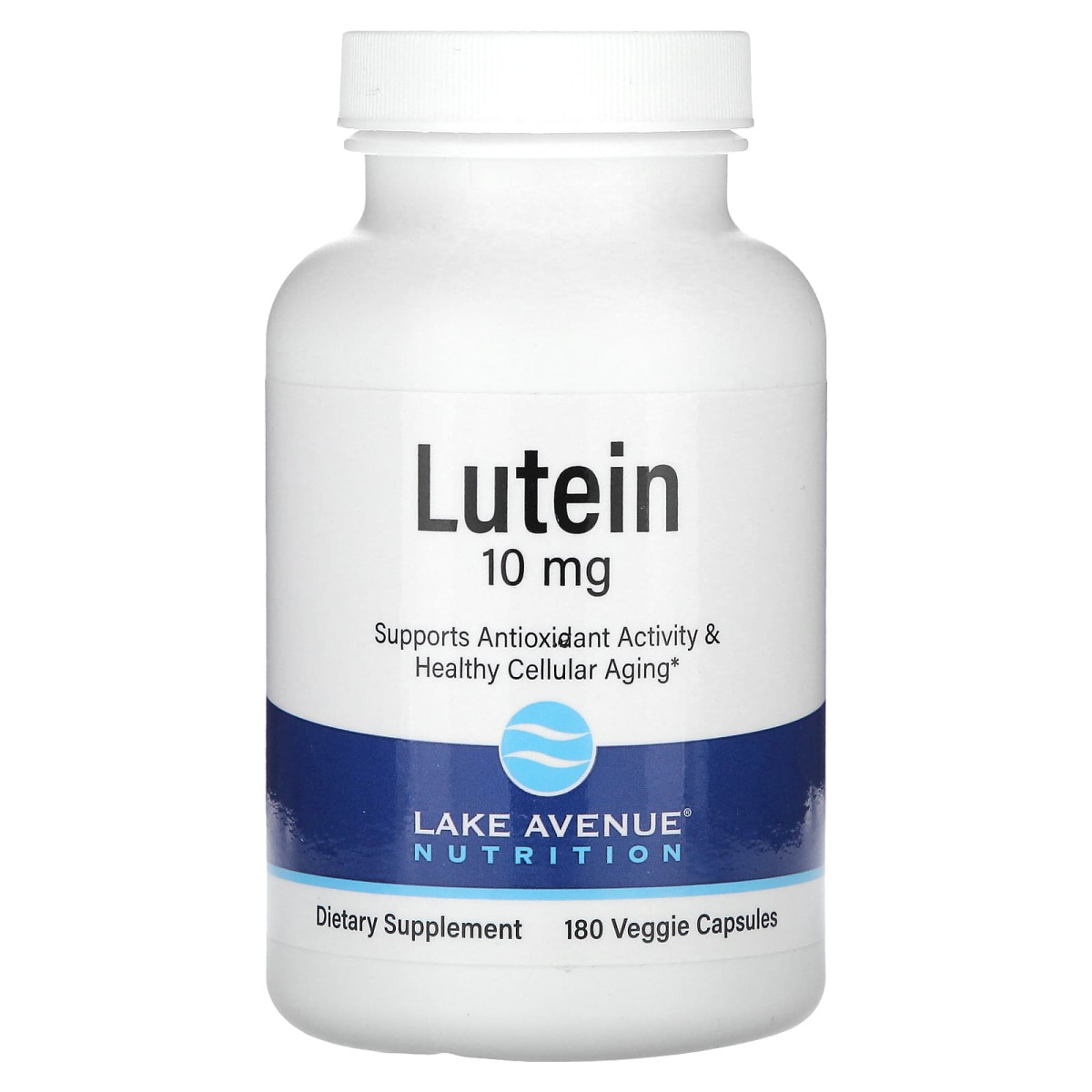 Лютеїн, Lutein, Lake Avenue Nutrition, 10 мг, 180 вегетаріанських капсул
