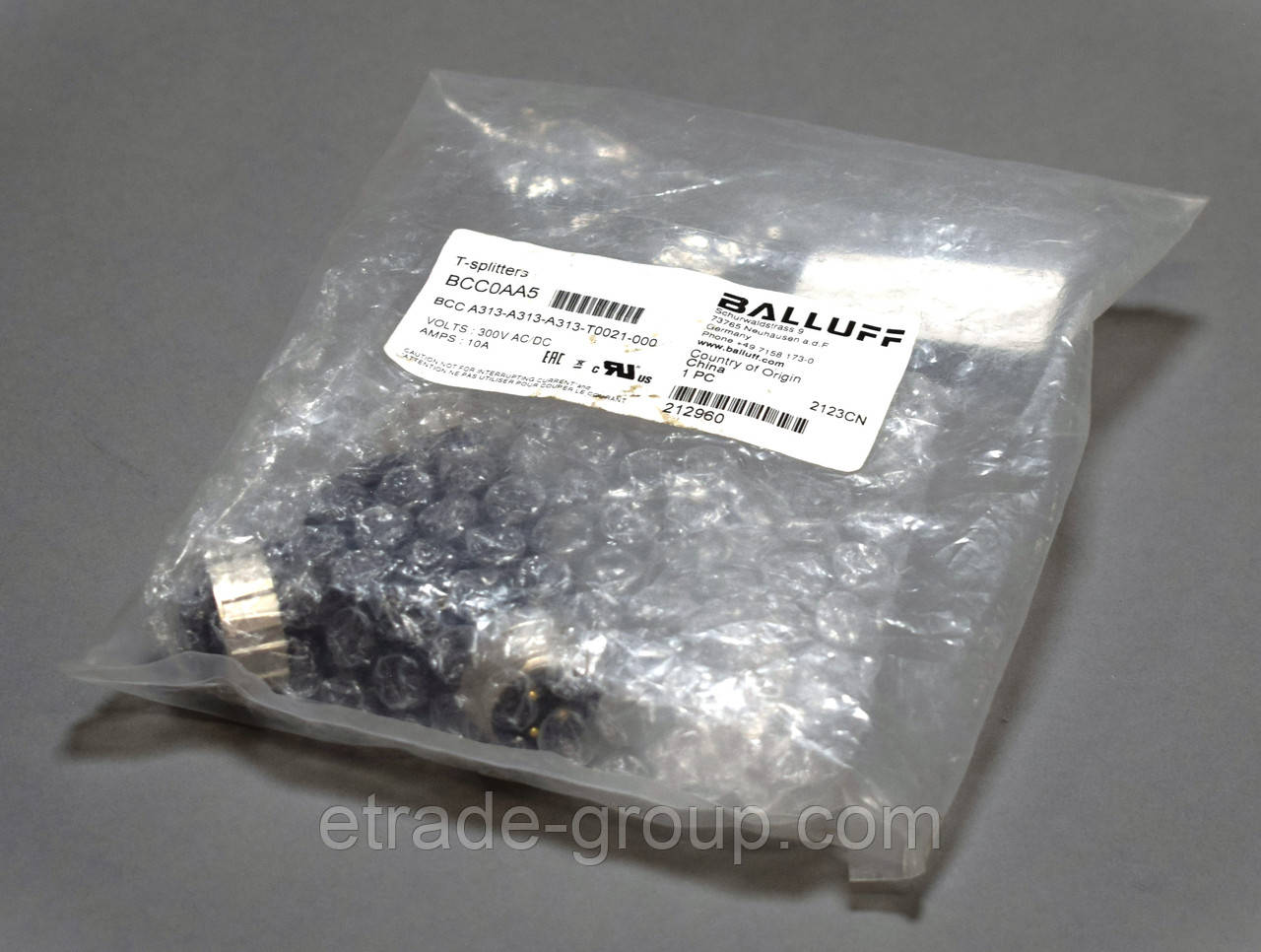 Т-подібний розгалужувач BALLUFF BCC_A313-A313-A313-T0021-000 (BCC0AA5)