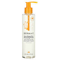 Очищуючий засіб від акне для обличчя і тіла Derma E (Cleanser) 175 мл