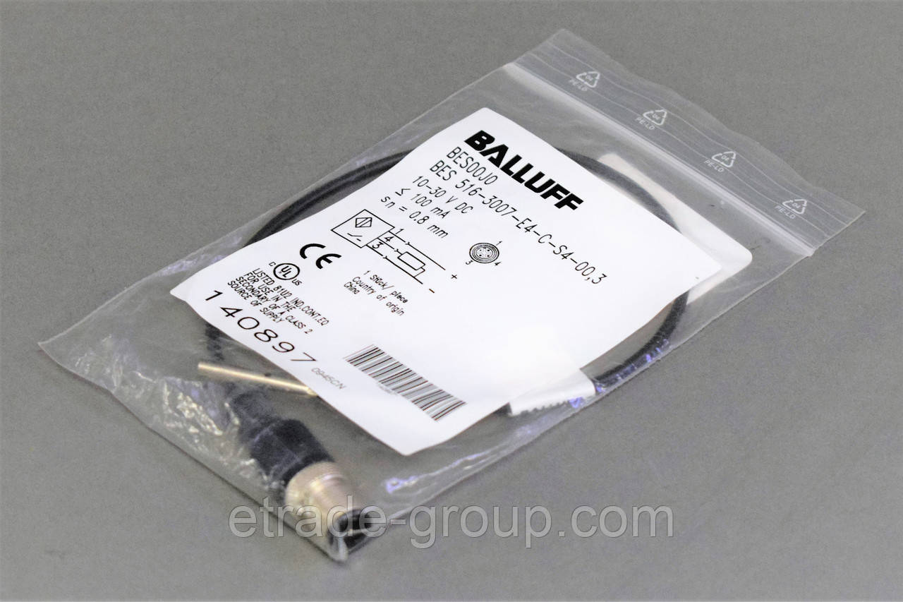 Індуктивний датчик BALLUFF BES_516-3007-E4-C-S4-00;3 (BES00J0)