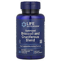Оптимізована суміш брокколі і хрестоцвітних, Optimized Broccoli and Cruciferous Blend, Life Extension, 30 таблеток