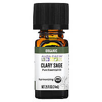 Мускатна Шавлія органік Aura Cacia (Clary Sage) 7.4 мл