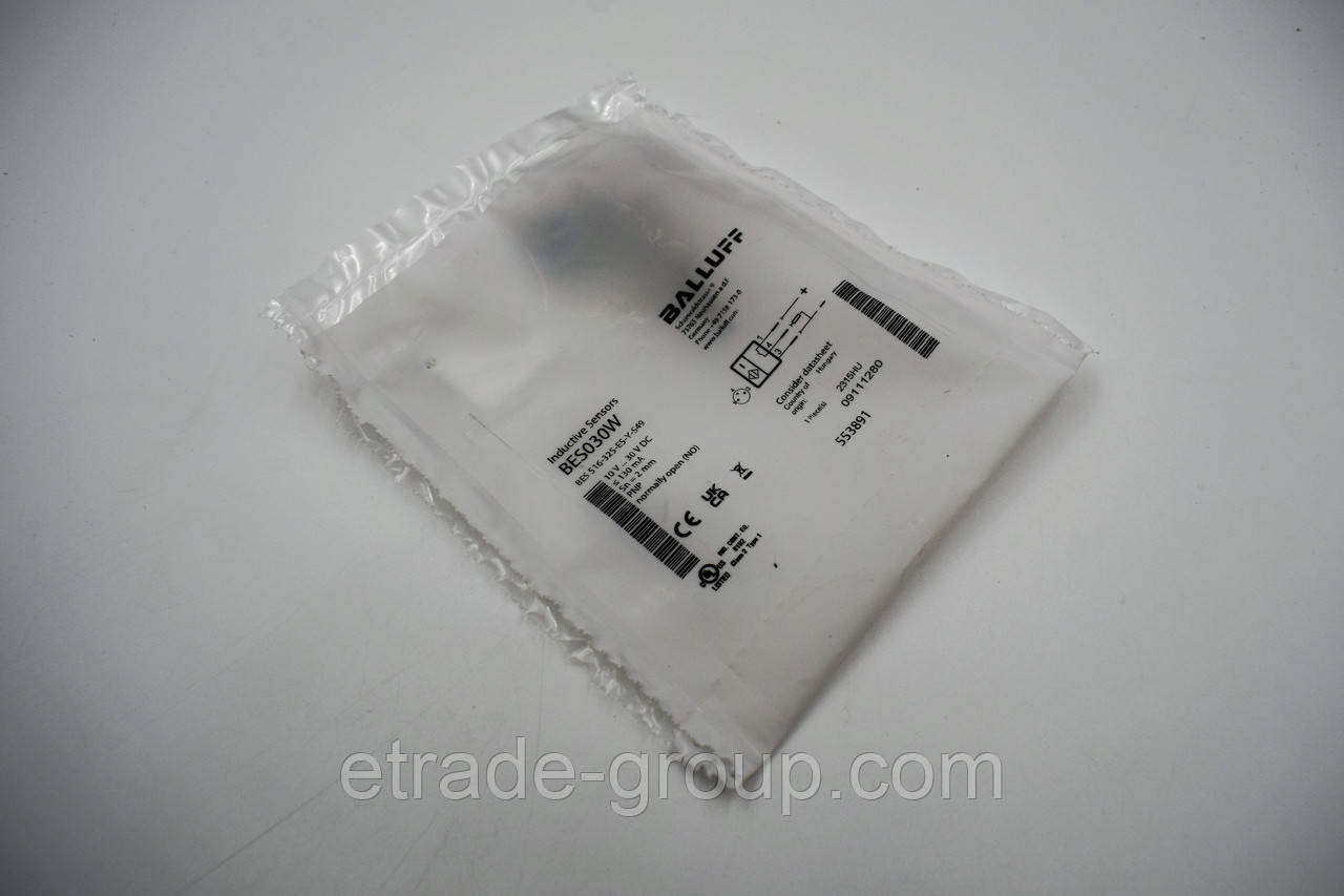 Індуктивний датчик BALLUFF BES_516-325-E5-Y-S49 (BES030W)