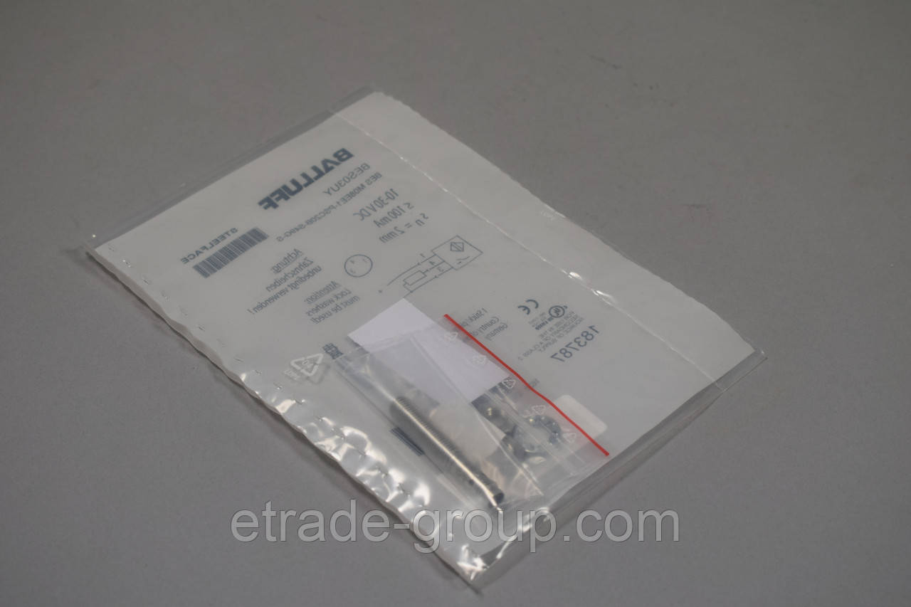 Індуктивний датчик BALLUFF BES_M08EE1-PSC20B-S49G-S (BES03UY)