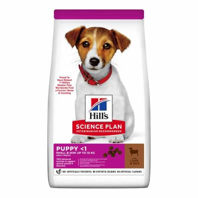 Сухий корм для цуценят малих порід з ягням та рисом Hills (Хіллс) Science Plan Puppy Small & Mini 6 кг