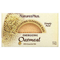 Мило-пілінг з вівсянкою відлущувальний очищувальний Nature's Plus (Exfoliating Cleansing Bar) 100 г