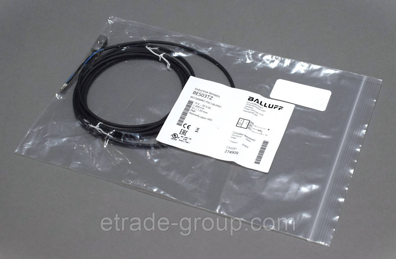 Індуктивний датчик BALLUFF BES_Q08MEC-PSC15B-EP02 (BES03TZ)