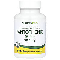 Пантотенова кислота Nature's Plus (Pantothenic acid) 1000 мг 60 таблеток