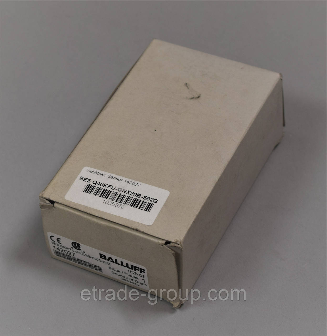 Індуктивний датчик BALLUFF BES_Q40KFU-GNX20B-S92G-EEX (BES02ZZ)