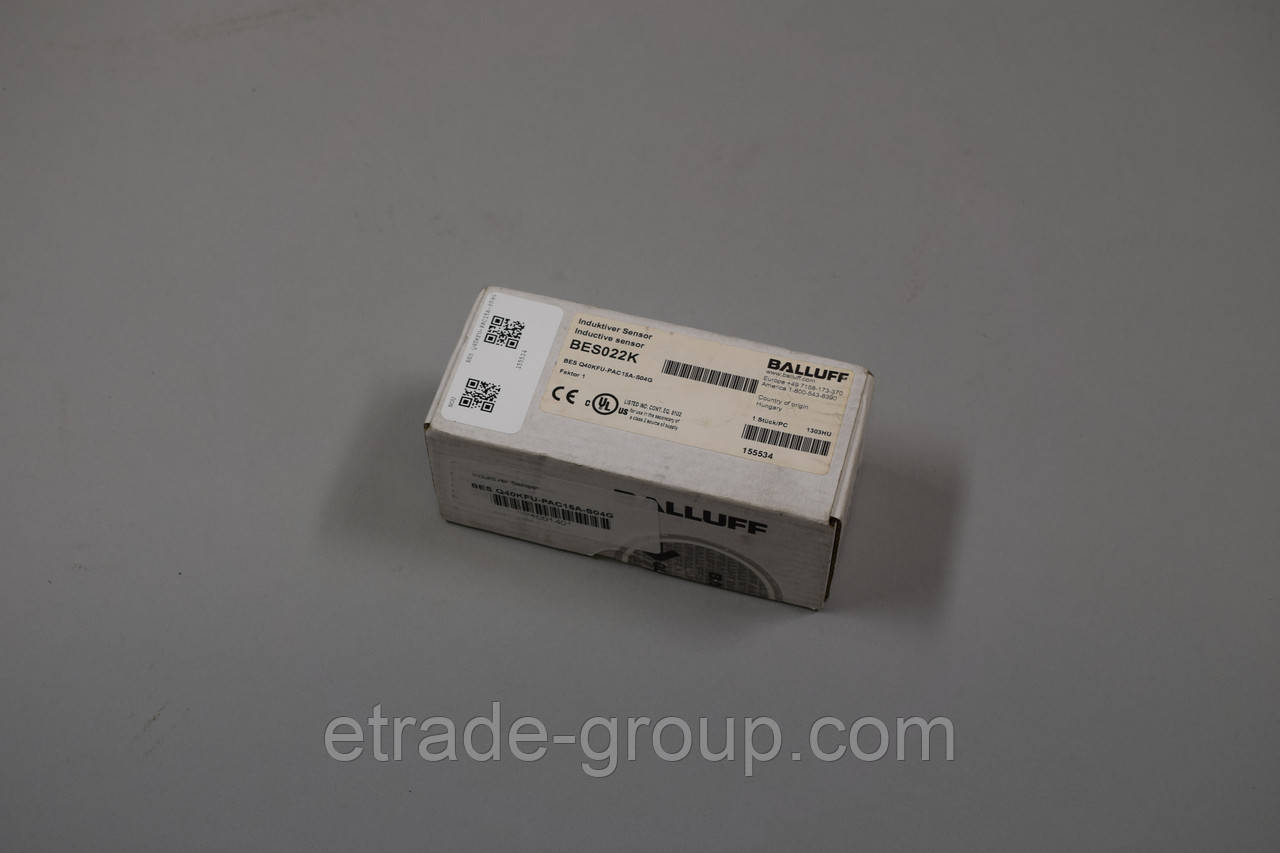 Індуктивний датчик BALLUFF BES_Q40KFU-PAC15A-S04G (BES022K)