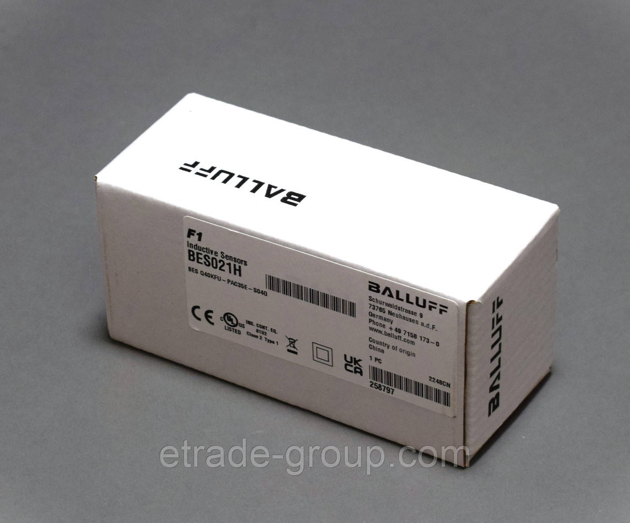 Індуктивний датчик BALLUFF BES_Q40KFU-PAC35E-S04G (BES021H)