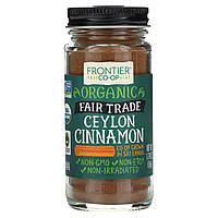Органічна цейлонська кориця, мелена, Frontier Natural Products, 1,76 унції (50 г)