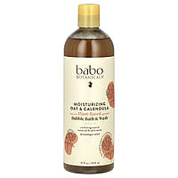 Піна для ванни зволожуюча з календулою Babo Botanicals (Bubble Bath & Wash) 450 мл