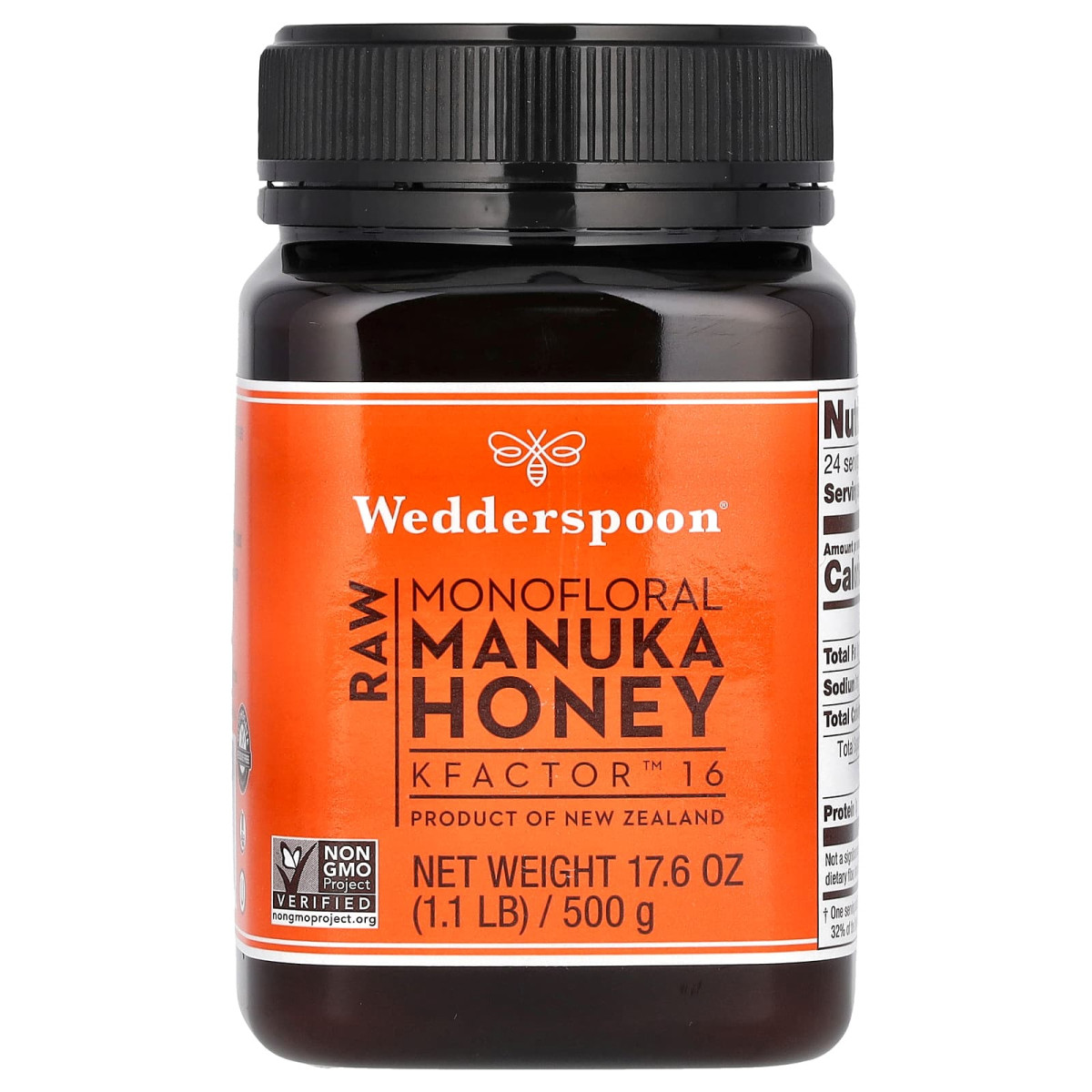 Манука мед Wedderspoon (Manuka Honey Organic) 500 г