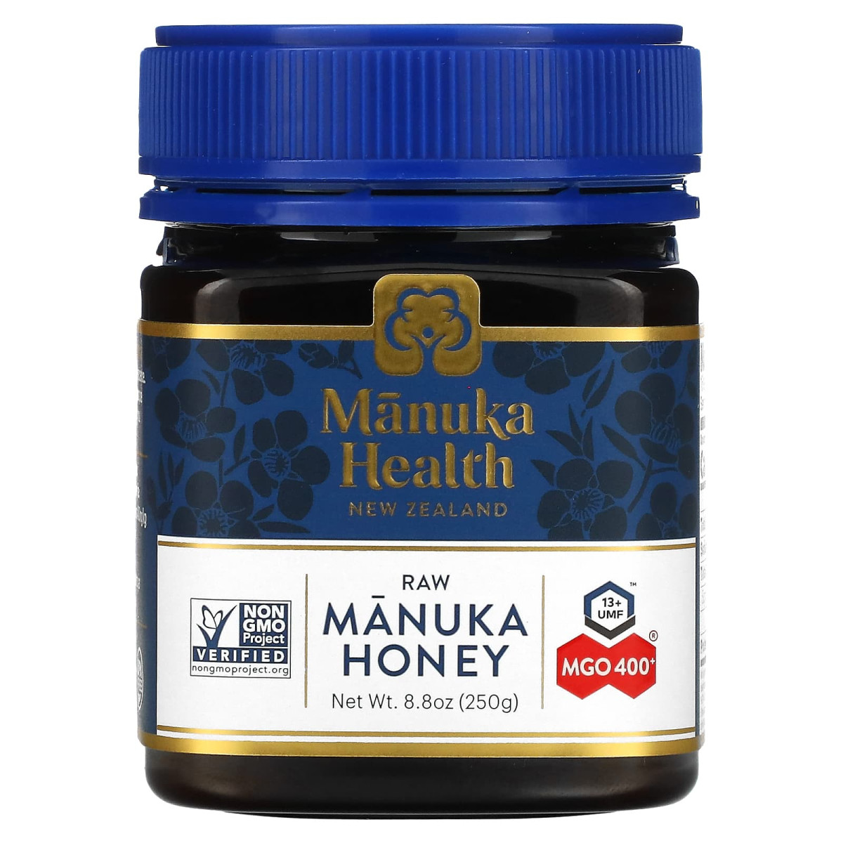 Манука мед, Manuka Honey, Manuka Health, MGO 400+, (250 г)