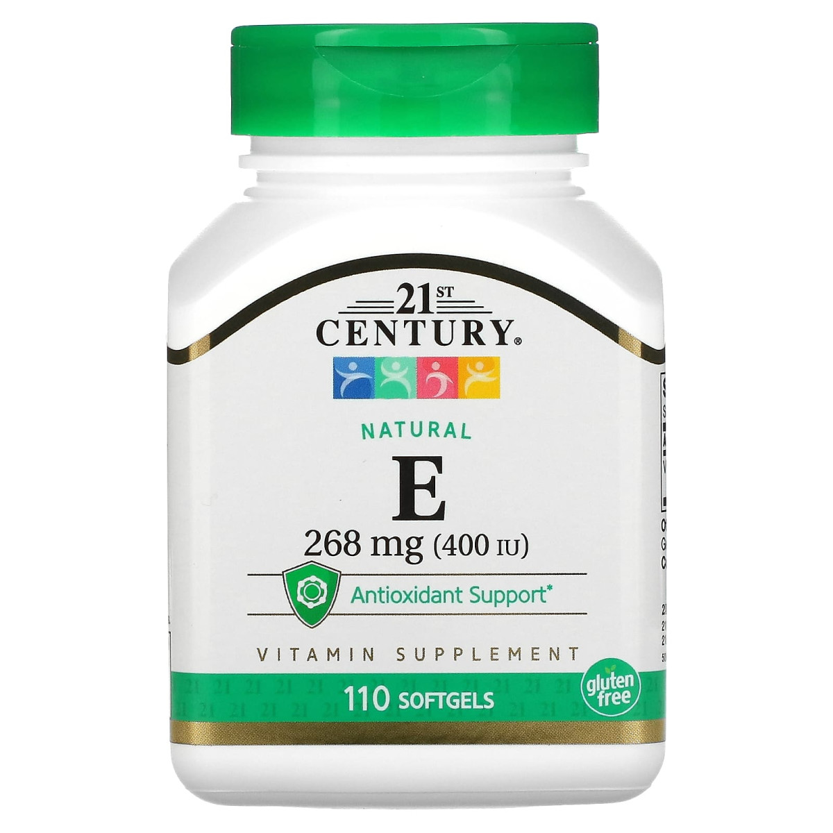 Природний вітамін Е - 400 21st Century (Vitamin E) 110 капсул